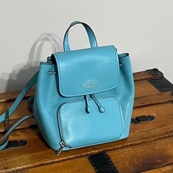 Kate Spade New York Darcy Flap Backpack - Turquoise - Picture 2 of 7